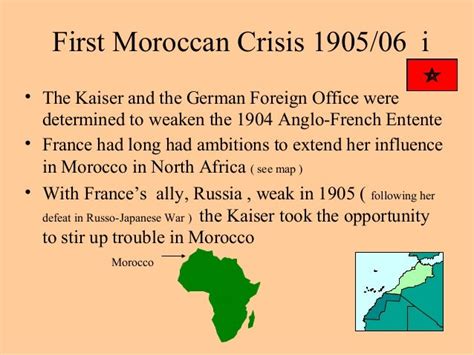 morocco site of french german rivalry